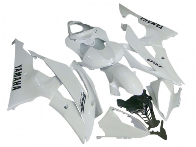 Preisgünstige Yamaha YZF 600 R6 Motorrad Verkleidung 2008-2016 - Glanzendes Weiss