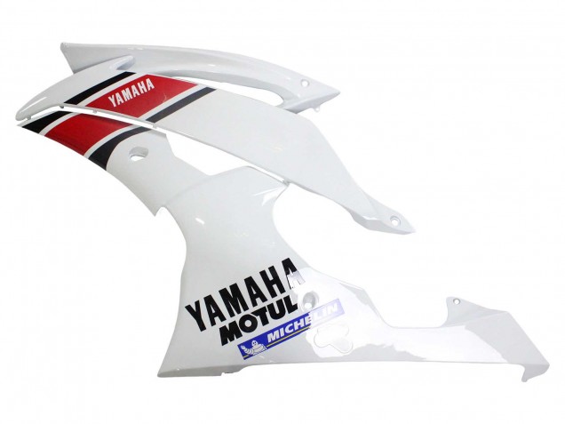 Preisgünstige Yamaha YZF 600 R6 Motorrad Verkleidung 2008-2016 - Weiss Rot Schwarz Motul Michelin