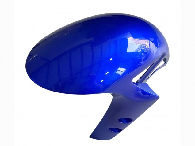 Preisgünstige Yamaha YZF 600 R6 Motorrad Verkleidung 2017-2023 - Blau Matt Schwarz