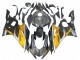 Preisgünstige Yamaha YZF 600 R6 Motorrad Verkleidung 2017-2023 - Gold Schwarz Carbonfaser
