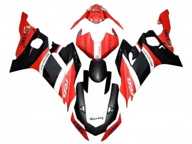 Preisgünstige Yamaha YZF 600 R6 Motorrad Verkleidung 2017-2023 - Rot Weiss Matt Schwarz