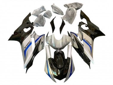 Preisgünstige Yamaha YZF 600 R6 Motorrad Verkleidung 2017-2023 - Silber Blau Schwarz