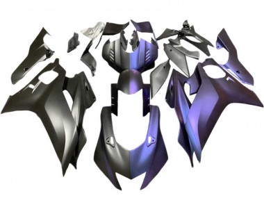 Preisgünstige Yamaha YZF 600 R6 Motorrad Verkleidung 2017-2023 - Matt Schwarz Lila
