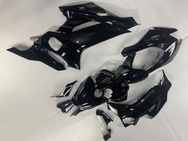 Preisgünstige Yamaha YZF 600 R6 Motorrad Verkleidung 2017-2023 - Glanzendes Schwarz