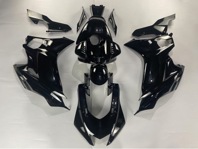 Preisgünstige Yamaha YZF 600 R6 Motorrad Verkleidung 2017-2023 - Glanzendes Schwarz