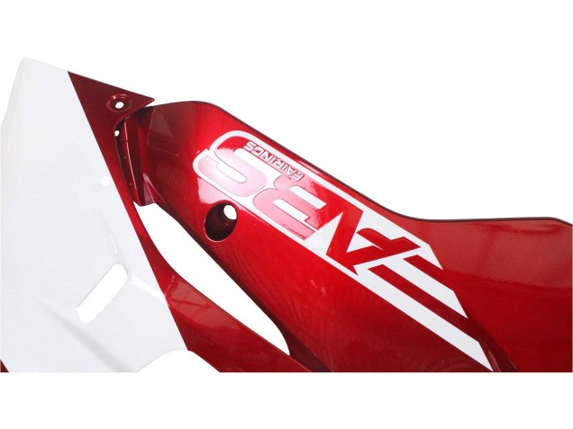 Preisgünstige Yamaha YZF 600 R6 Motorrad Verkleidung 2017-2023 - Weiss Rot Schwarz