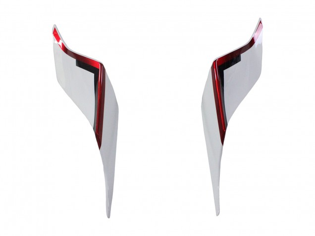 Preisgünstige Yamaha YZF 600 R6 Motorrad Verkleidung 2017-2023 - Weiss Rot Schwarz