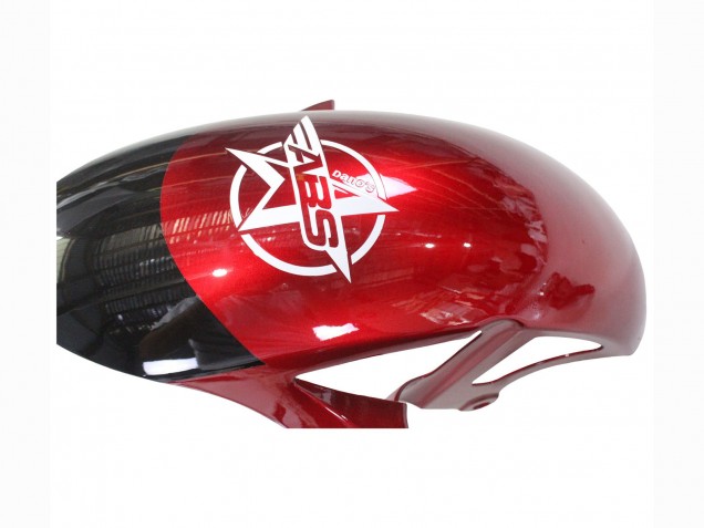 Preisgünstige Yamaha YZF 600 R6 Motorrad Verkleidung 2017-2023 - Weiss Rot Schwarz