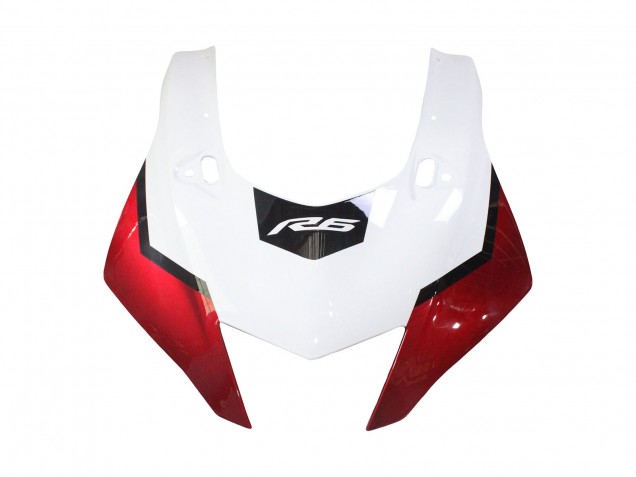 Preisgünstige Yamaha YZF 600 R6 Motorrad Verkleidung 2017-2023 - Weiss Rot Schwarz