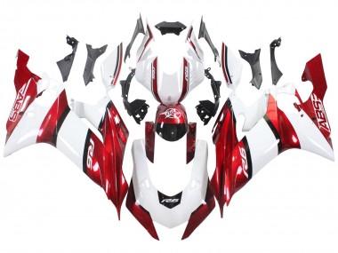 Preisgünstige Yamaha YZF 600 R6 Motorrad Verkleidung 2017-2023 - Weiss Rot Schwarz