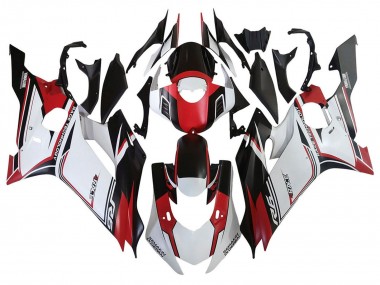 Preisgünstige Yamaha YZF 600 R6 Motorrad Verkleidung 2017-2023 - Weiss Rot Schwarz Semakin Didepan