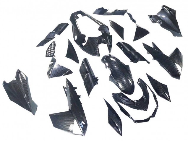 Preisgünstige Kawasaki Z1000 Motorrad Verkleidung 2010-2013 - Schwarze Carbonfaser