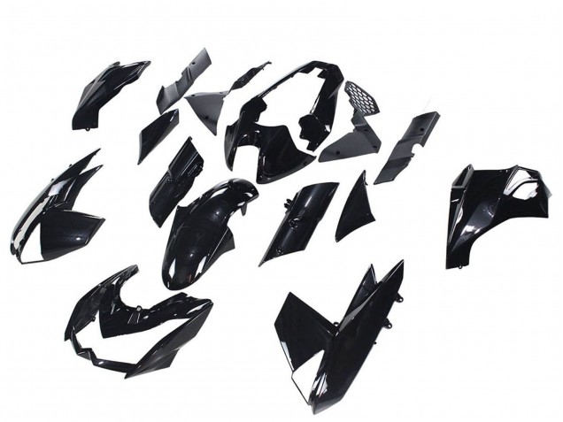 Preisgünstige Kawasaki Z1000 Motorrad Verkleidung 2010-2013 - Glanzendes Schwarz