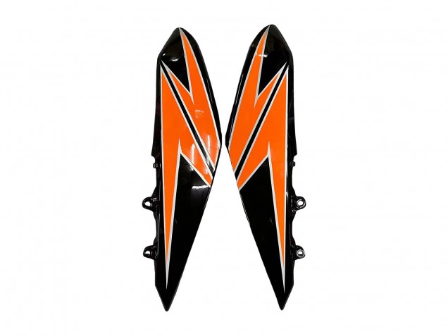 Preisgünstige Kawasaki Z1000 Motorrad Verkleidung 2010-2013 - Orange Glanzendes Schwarz