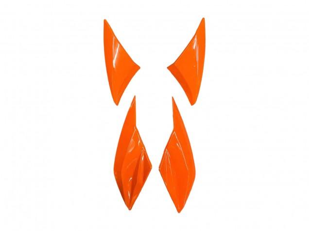 Preisgünstige Kawasaki Z1000 Motorrad Verkleidung 2010-2013 - Orange Glanzendes Schwarz