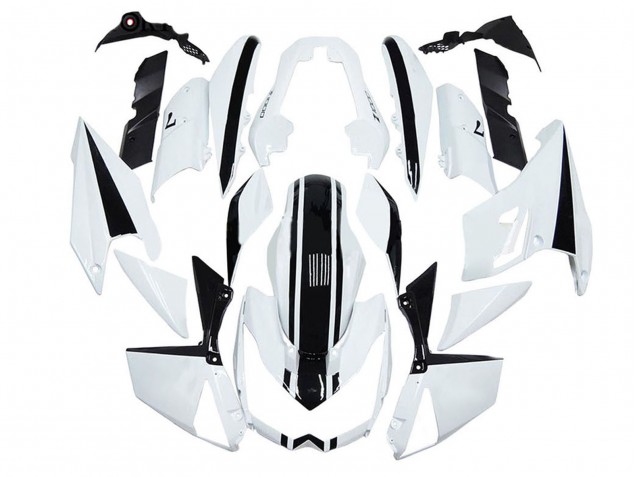 Preisgünstige Kawasaki Z1000 Motorrad Verkleidung 2010-2013 - Weiss Schwarz