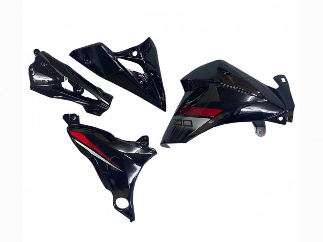 Preisgünstige Kawasaki Z800 Motorrad Verkleidung 2013-2018 - Glanzendes Schwarz Rot