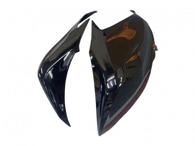 Preisgünstige Kawasaki Z800 Motorrad Verkleidung 2013-2018 - Glanzendes Schwarz Rot