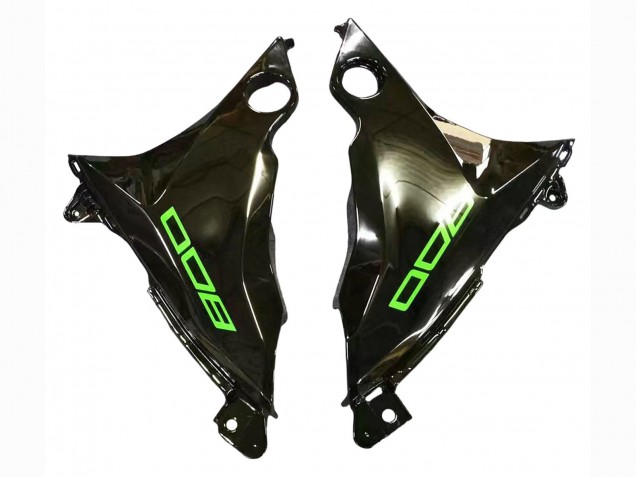 Preisgünstige Kawasaki Z800 Motorrad Verkleidung 2013-2018 - Grun Glanzendes Schwarz