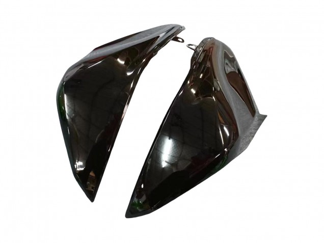 Preisgünstige Kawasaki Z800 Motorrad Verkleidung 2013-2018 - Grun Glanzendes Schwarz