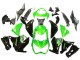 Preisgünstige Kawasaki Z800 Motorrad Verkleidung 2013-2018 - Grun Glanzendes Schwarz