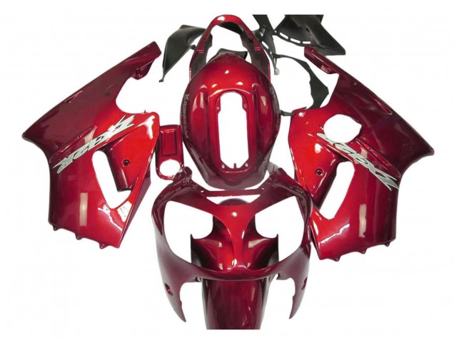 Preisgünstige Kawasaki ZX12R Motorrad Verkleidung 2000-2001 - Bonbon Rot