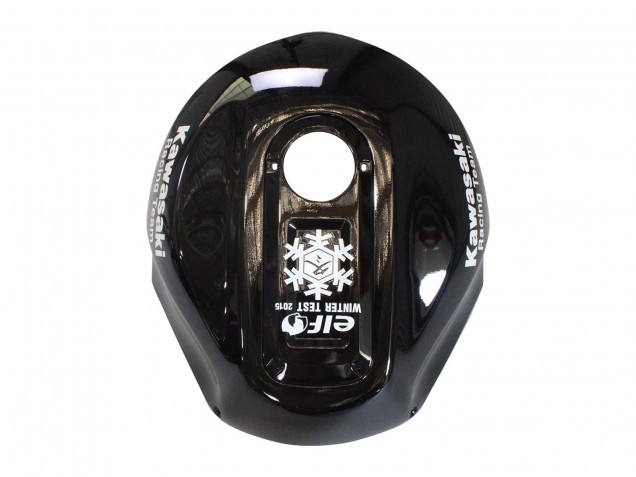 Preisgünstige Kawasaki ZX12R Motorrad Verkleidung 2000-2001 - Glanzendes Schwarz Weiss Elf Schnee
