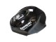 Preisgünstige Kawasaki ZX12R Motorrad Verkleidung 2000-2001 - Glanzendes Schwarz Weiss Elf Schnee