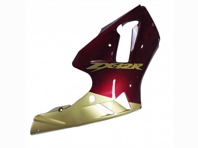 Preisgünstige Kawasaki ZX12R Motorrad Verkleidung 2000-2001 - Rot Gold