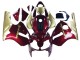 Preisgünstige Kawasaki ZX12R Motorrad Verkleidung 2000-2001 - Rot Gold