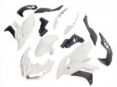 Preisgünstige Kawasaki Versys 650 Motorrad Verkleidung 2015-2021 - Weiss Matt Schwarz