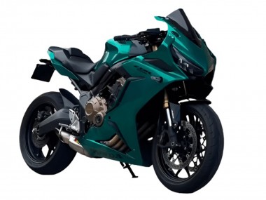 Preisgünstige Honda CBR650R Motorrad Verkleidung 2021-2023 - Dunkel Grun