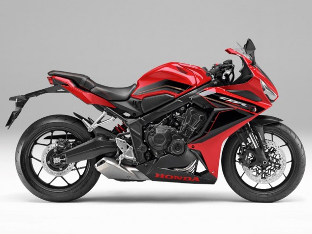 Preisgünstige Honda CBR650R Motorrad Verkleidung 2021-2023 - Rot Schwarz