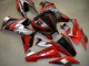 Preisgünstige Honda CBR650R Motorrad Verkleidung 2021-2023 - Rot Silber Glanzendes Schwarz
