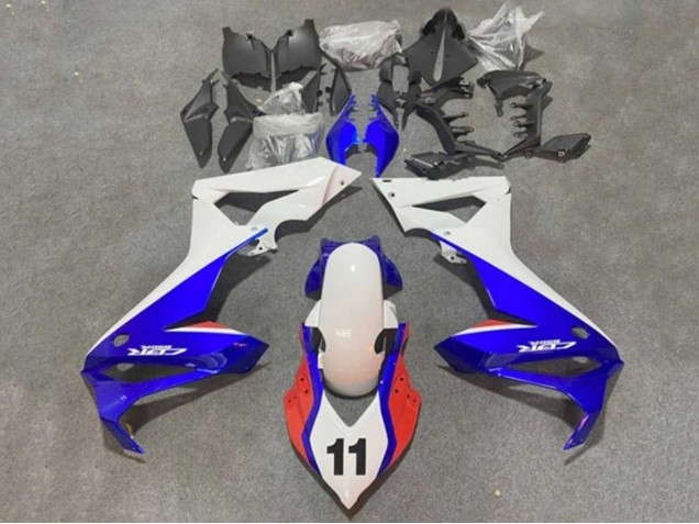 Preisgünstige Honda CBR650R Motorrad Verkleidung 2021-2023 - Weiss Blau Rot 11