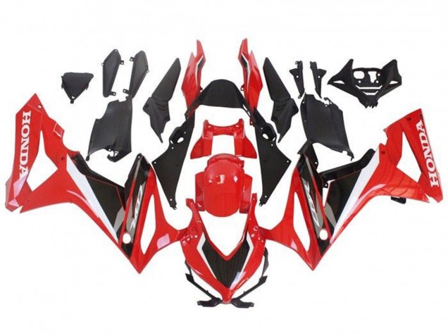 Preisgünstige Honda CBR650R Motorrad Verkleidung 2021-2023 - Rot Weiss Schwarz