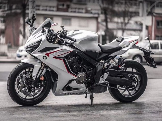 Preisgünstige Honda CBR650R Motorrad Verkleidung 2021-2023 - Weiss Rot Schwarz