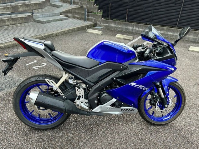 Preisgünstige Yamaha YZF R15 Motorrad Verkleidung 2018-2024 - Blau Silber