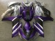 Preisgünstige Yamaha YZF R3/R25 Motorrad Verkleidung 2015-2018 - Weiss Lila Matt Schwarz