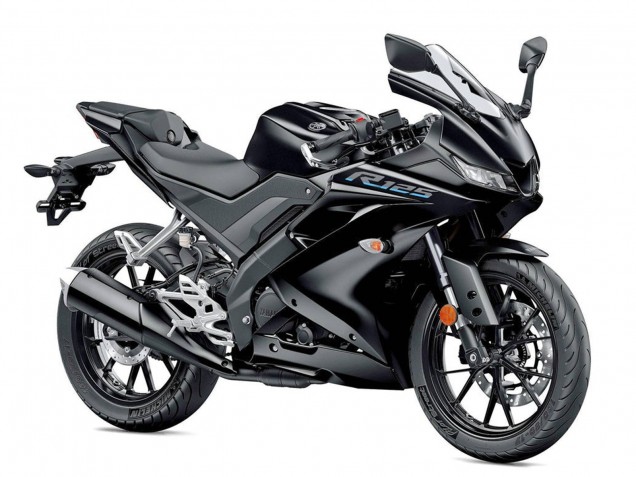 Preisgünstige Yamaha YZF R125 Motorrad Verkleidung 2019-2024 - Matt Schwarz