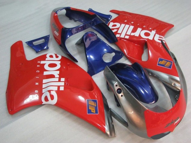 Preisgünstige Aprilia RS250 Motorrad Verkleidung 1995-1997 - Rot Silber Blau Weiss