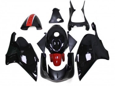 Preisgünstige Aprilia RS250 Motorrad Verkleidung 1999-2004 - Glanzendes Schwarz Rot