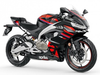 Preisgünstige Aprilia RS457 Motorrad Verkleidung 2024-2025 - Matt Schwarz Rot
