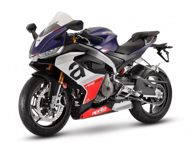 Preisgünstige Aprilia RS660 Motorrad Verkleidung 2020-2024 - Matt Blau Weiss Rot