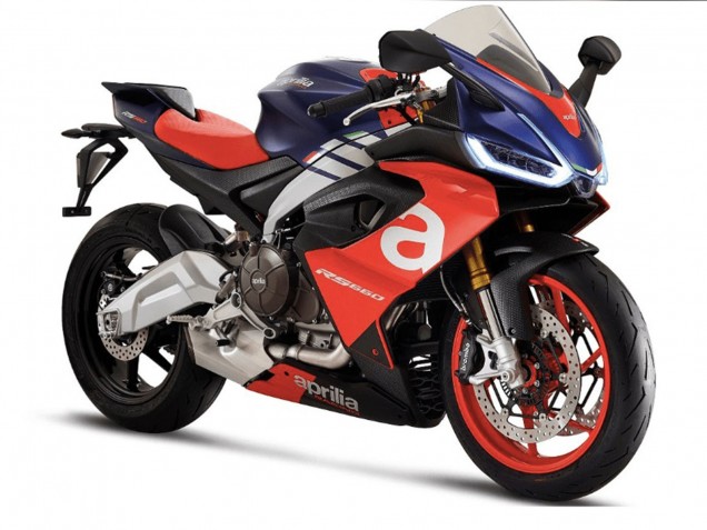 Preisgünstige Aprilia RS660 Motorrad Verkleidung 2020-2024 - Matt Blau Rot Silber