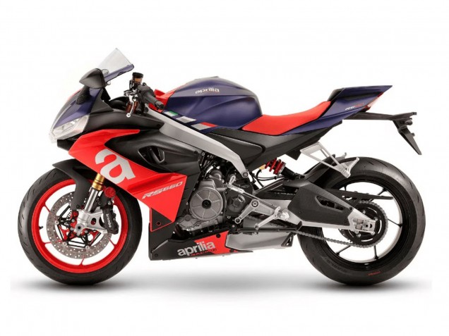 Preisgünstige Aprilia RS660 Motorrad Verkleidung 2020-2024 - Matt Blau Rot Silber