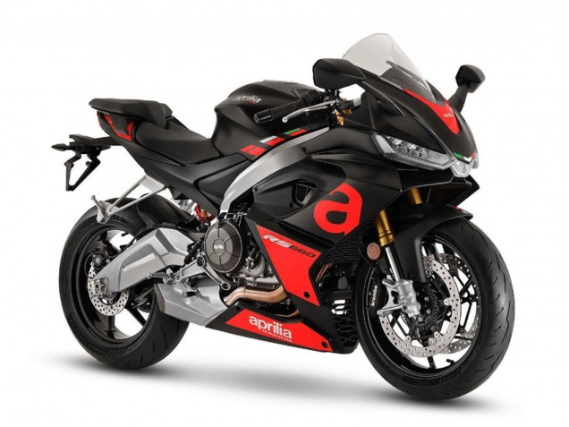 Preisgünstige Aprilia RS660 Motorrad Verkleidung 2020-2024 - Matt Schwarz Rot