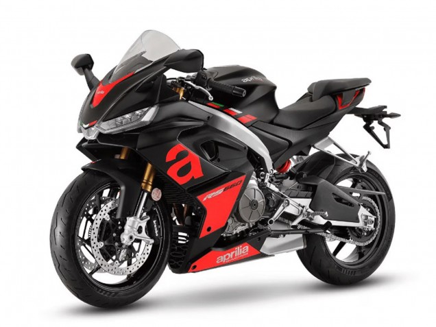Preisgünstige Aprilia RS660 Motorrad Verkleidung 2020-2024 - Matt Schwarz Rot