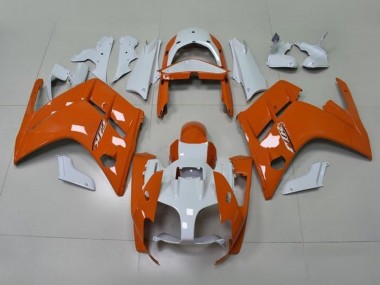 Preisgünstige Yamaha FJR1300 Motorrad Verkleidung 2007-2012 - Orange Weiss