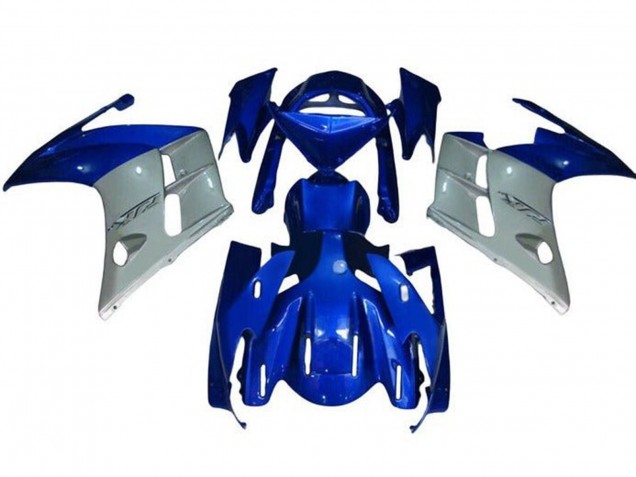 Preisgünstige Yamaha FJR1300 Motorrad Verkleidung 2007-2012 - Blau Silber